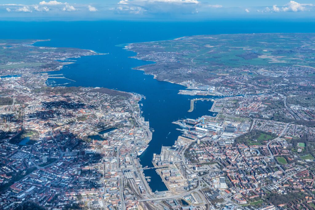 Baie de Kiel, Schleswig-Holstein, Allemagne