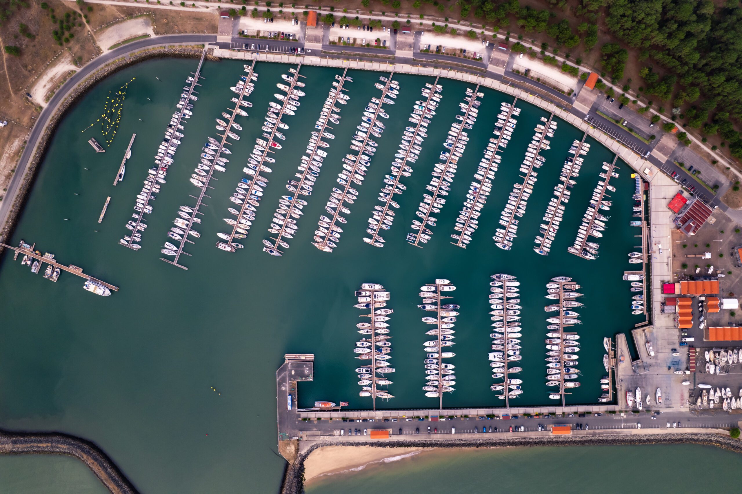 Aerial view Port Médoc