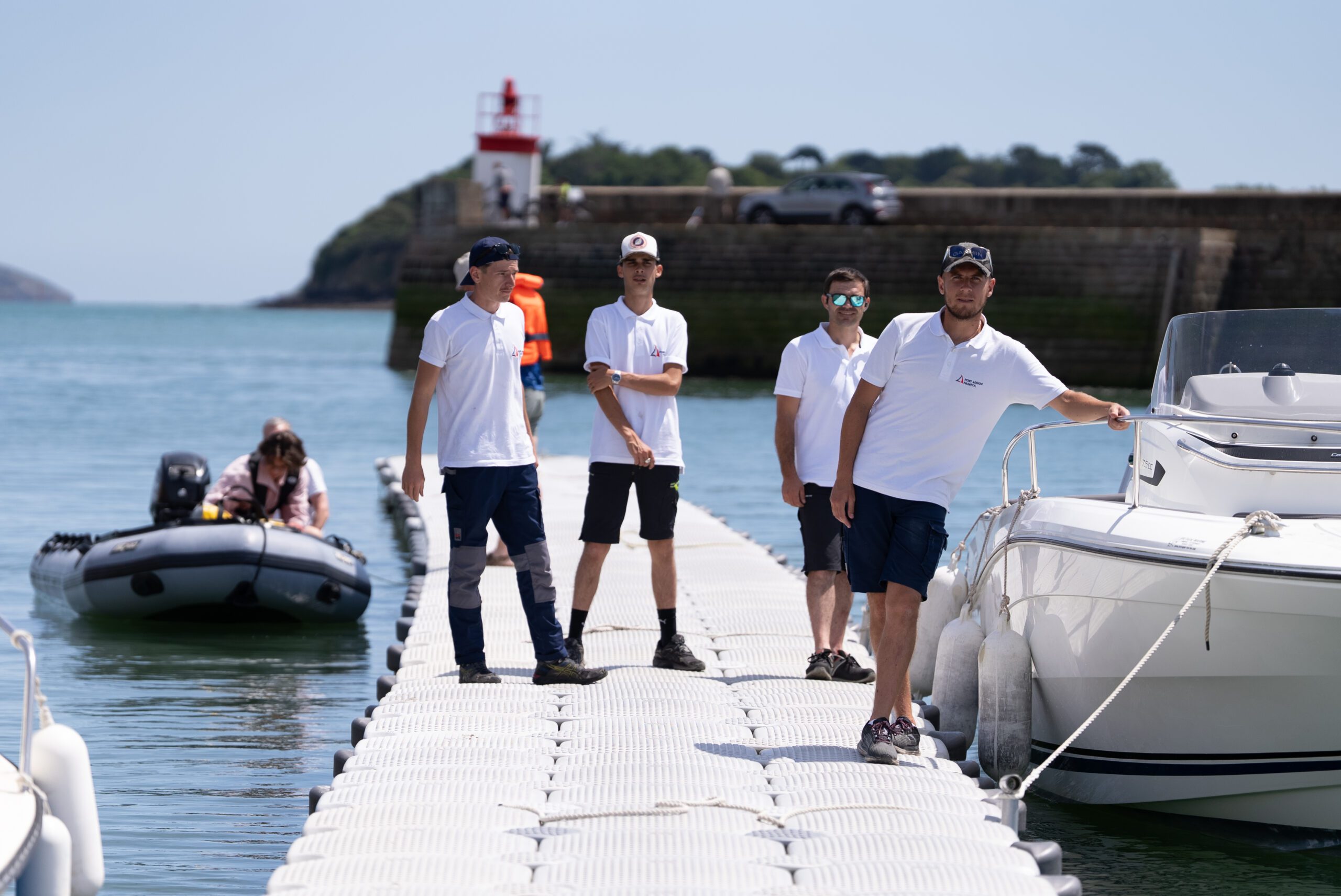 Port Adhoc Paimpol team pontoon